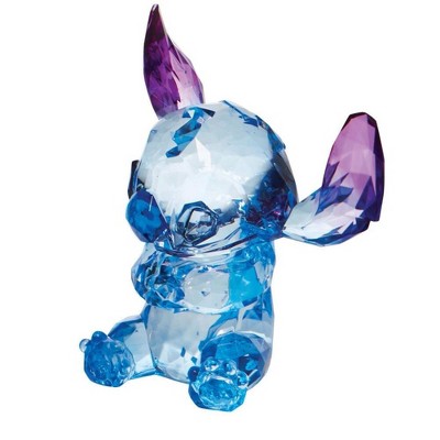 Stitch Blue and Purple Faceted Acrylic Figurine, 4"