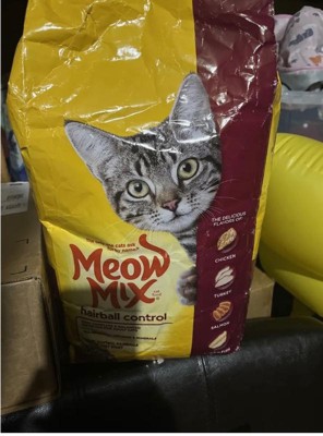 Meow mix hairball control cat clearance food