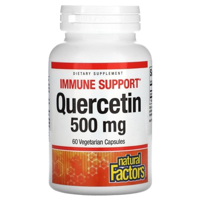 Natural Factors Quercetin, 500 mg, 60 Vegetarian Capsules