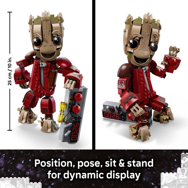 LEGO Marvel Ravager Jumpsuit Groot Juguete para Niños 76341 6