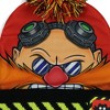Sonic The Hedgehog Beanie Adult Dr. Eggman Face Pom Pom Cuff Knit Hat Cap Multicolored - 3 of 4