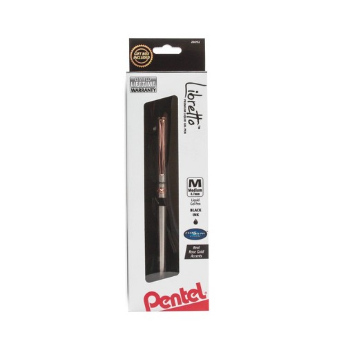 pentel libretto target rollerball gel pen pens
