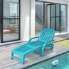 Costway Set of 2 Patio Adjustable Chaise Lounge Chair Folding Sun Lounger Recliner Grey/Black/Coffee/Turquoise - 4 of 4