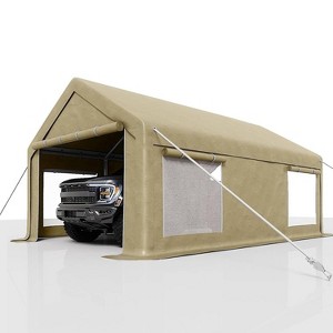 GustoWave 10x20 FT Waterproof UV-Resistant Heavy-Duty Canopy Carport - 1 of 4