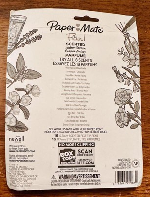 Paper Mate Flair Scented Pens - Nature Escape, Set of 6