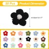 Unique Bargains Cotton Handmade DIY Floral Embroidered Applique Patches 50 Pcs - 2 of 4