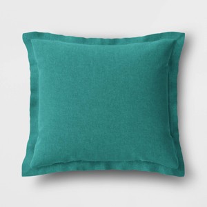 26"x25" Woven Outdoor Deep Seat Back Cushion - Threshold™ - 1 of 4