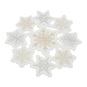 Melrose Embroidered Snowflake Doily (Set of 3) - 1 of 3