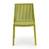 WRGHOME Ravenna Modern Outdoor/Indoor Plastic Resin Stacking Patio Dining Chairs  (Set of 2) - 4 of 4