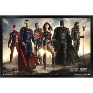 Trends International DC Comics Movie - Justice League - Group Framed Wall Poster Prints - 1 of 4
