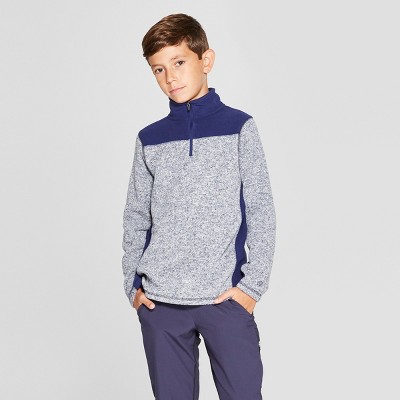 boys quarter zip pullover