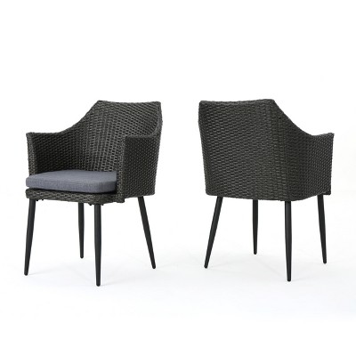 black wicker chair target