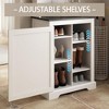Narrow Coat Rack with Shoe Storage, Hall Tree with Adjustable Shelves - 4 of 4
