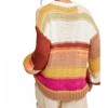 Women's Open Mixed Knit Slouchy Hand Crochet Sweater - Listicle - 3 of 3