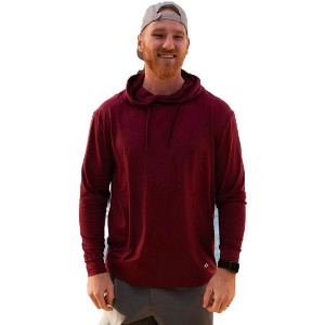 Burlebo Men's Long Sleeve Hoodie Sweatshirt - 1 of 2