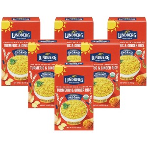 Lundberg Family Farms Turmeric and Ginger Rice - Case of 6/5.5 oz - 1 of 4