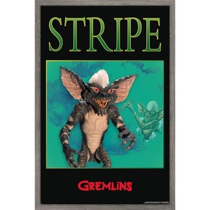 Trends International Gremlins - Stripe Green Framed Wall Poster Prints - 1 of 4