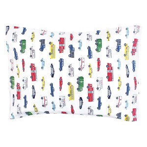 Hudson Baby Cotton Toddler Pillow Case, Going Places, One Size - 1 of 2