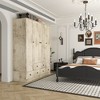 Famapy 4-Doors Armoire With Hanging Rod and 5 Drawers - 4 of 4