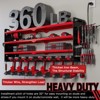 WOWLIVE 4 Tier Storage Rack for Garage, Heavy Duty Rack, Large Power Tool Organizer Wall Mount with Charging Station, 8 Drill Holder - 3 of 4