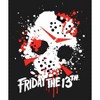 Friday the 13th Jason Mask Women's Black Long Sleeve Sweatshirt - 2 of 2