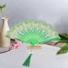 Unique Bargains Butterfly with Tassel Folding Fan 1 Pc - 4 of 4