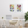 Stupell Industries Scandinavian Wild Flowers 2pc Framed Print Under Glass Set - 2 of 4