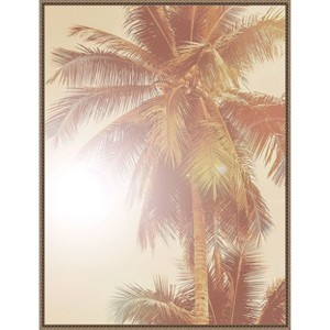 Amanti Art Sunkissed Palm Tree by Urban Road Canvas Wall Art Print Framed 23 x 30-in. - 1 of 4