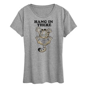 Women's - Garfield - Hang In There Short Sleeve Graphic T-Shirt - 1 of 4