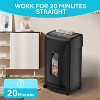 BestParts 22-Sheet Heavy-Duty Cross-Cut Paper Shredder with 9.24-Gallon Bin – Black - 2 of 4