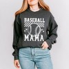 Simply Sage Market Women's Graphic Sweatshirt Checkered Baseball Mama - 2 of 4