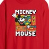Men's - Disney - Mickey Wave Form Long Sleeve Graphic T-Shirt - 2 of 3