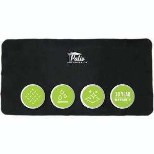 Patio Companion Premium 60×30″ Under Grill Mat, Fire Resistant, for Outdoor Gas Grills, Smokers, Oil-Proof, Waterproof, Non-Slip BBQ Protector - 1 of 4