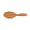 Bass Brushes Shine & Condition Hair Brush with 100% Natural Bristle + Nylon Pin Pure Bamboo Handle Large Oval Striped Bamboo - 2 of 4