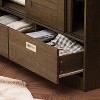 FUFU&GAGA Dark Wardrobe Closet with drawers,Modern Style Dresser with Hanging Rod for Clothes,Large Capacity Armoire for Bedroom - 2 of 4