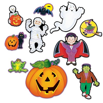 Beistle 5" - 12" Halloween Cutouts; 40/Pack 01014