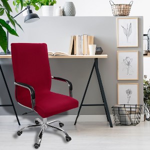 PiccoCasa Swivel Stretch Office Removable Computer Chair Cover 1 Pc - 1 of 4