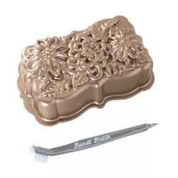 Nordic Ware Wildflower and Bundt Cleaning Tool Set (2 Piece Set) - Brown