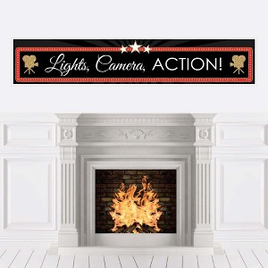 Big Dot of Happiness Red Carpet - Movie Night Party Decorations Party Banner - 1 of 4