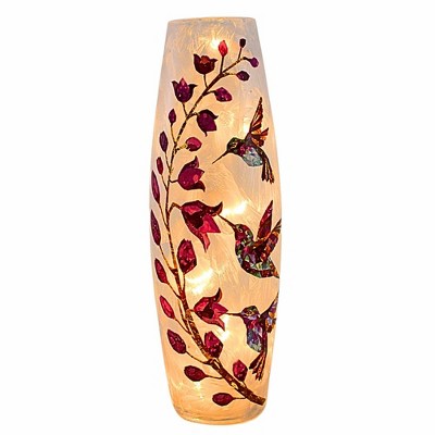 Stony Creek 11.75 In Painted Garden Lighted Accent Large Electric Hummingbird Novelty Sculpture Lights