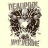 Men's Marvel: Deadpool & Wolverine Grayscale Team T-Shirt - image 2 of 4