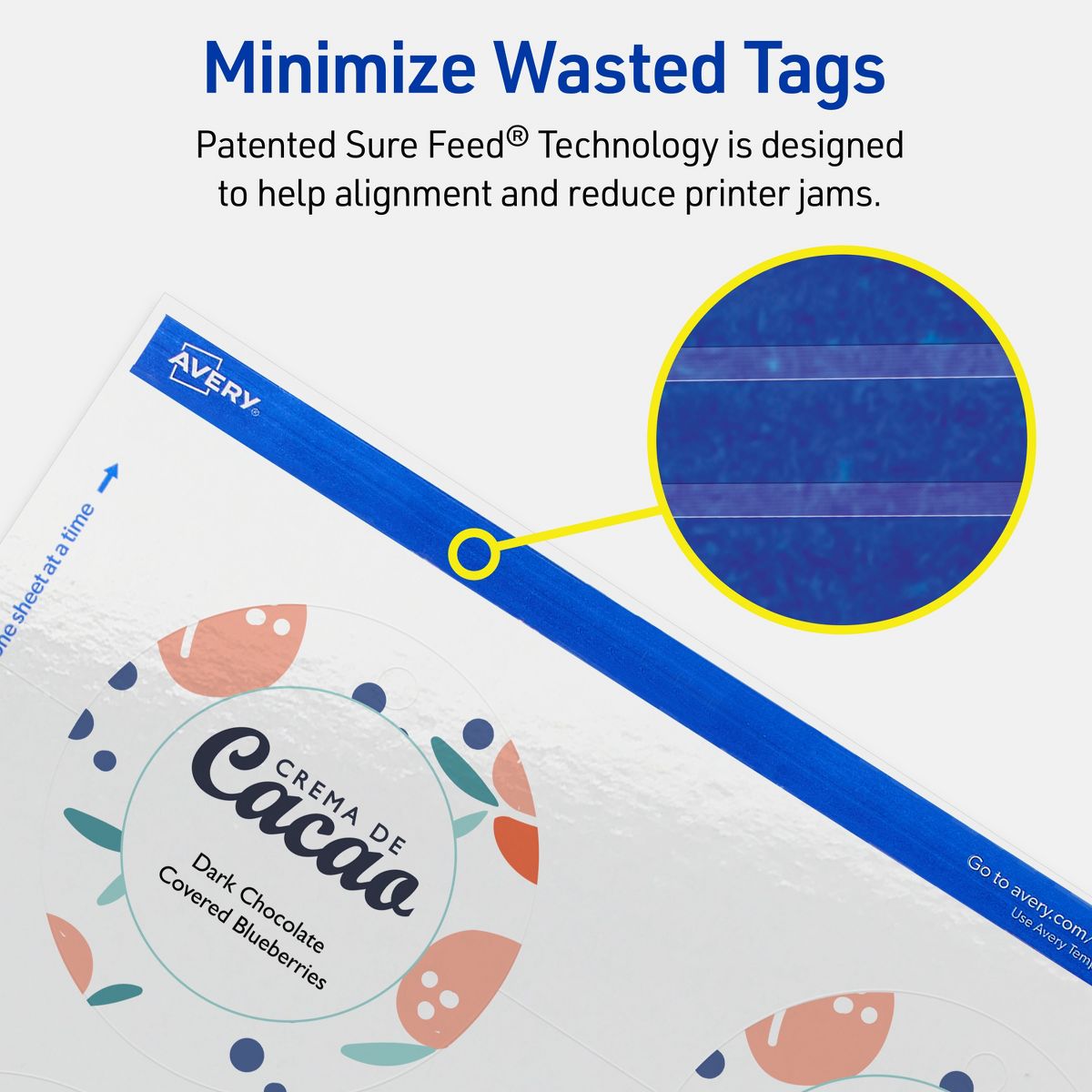 3" Diameter Round, Glossy White Printable Tags - thumbnail 4