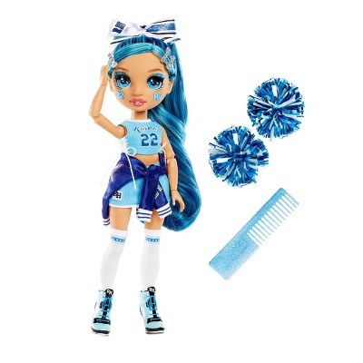 Rainbow High Cheer Skyler Bradshaw - Blue Fashion Doll with Cheerleader Outfit and Doll Accessories