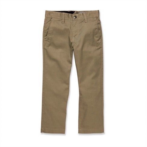 Volcom Toddler Boys Modern Stretch Pants, Khaki - 7 : Target