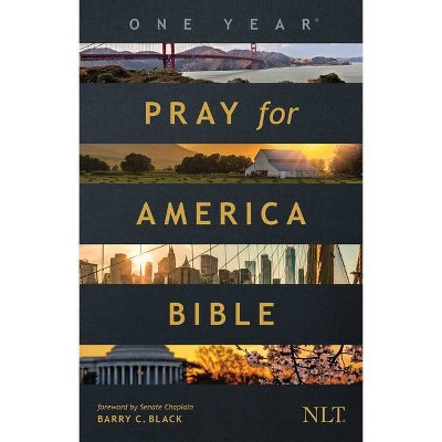 The One Year Pray for America Bible NLT (Softcover) - (Paperback)