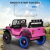 Nasitip Kids Electric Ride On Truck with Remote Control Ride On Toy for Toddler Boys & Girls Bluetooth Music Player LED Lights - 3 of 4