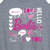 Women's - Barbie - Valentine's Collage Graphic Racerback Tank - 2 of 4