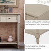 Sapphtopaz Console Table Furniture with 2 Drawers Traditional Design TV Stand Table with Bottom Shelf for Hallway, Bedroom, Living Room - 2 of 4