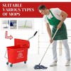 Dexmalle Mop Bucket with Wringer on Wheels for Floor Cleaning - 3 of 4