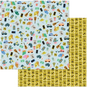 American Crafts Patterned Double-Sided Cardstock 12"X12" - 1 of 2